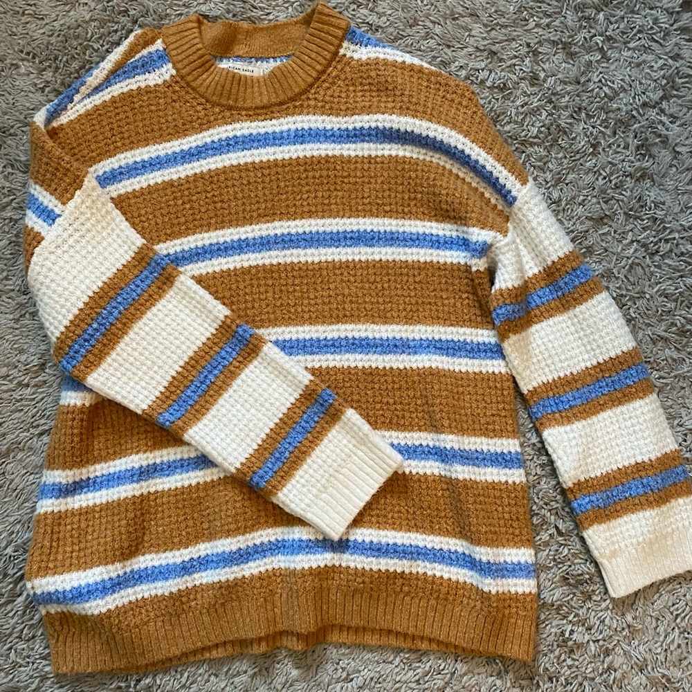 American Eagle striped sweater